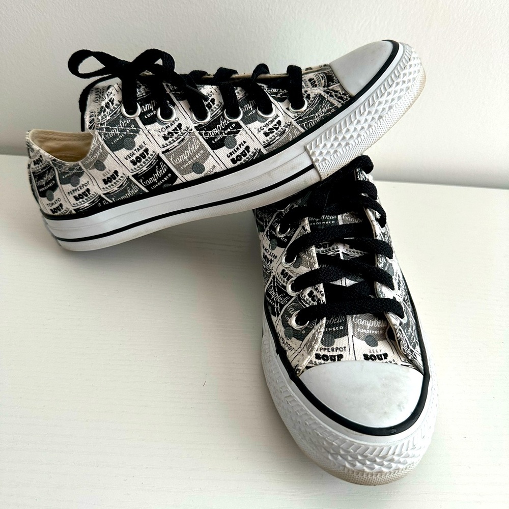 Andy Warhol limited edition Chick Taylor low top Converse size 8